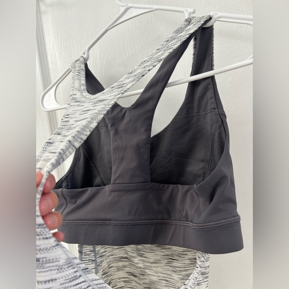 Lululemon On Track Tank 2 In 1 Gray Tiger Space Dye (Size 6) - Picture 9 of 11